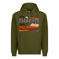 Army Green my students are on point Premium Hoodie - NancyCooperArtShop