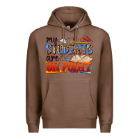 Chestnut my students are on point Premium Hoodie - NancyCooperArtShop