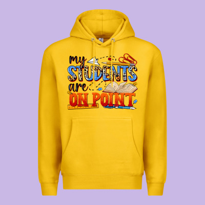 My Students Are On Point Premium Hoodie Designed By Nancycooperartshop