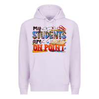 Lilac my students are on point Premium Hoodie - NancyCooperArtShop