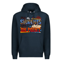 Navy my students are on point Premium Hoodie - NancyCooperArtShop
