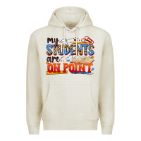 Oatmeal Heather my students are on point Premium Hoodie - NancyCooperArtShop