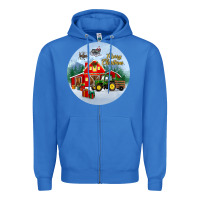 True Royal merry christmas small town christmas ornament Zipper Hoodie - BundleAndBundleShop