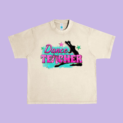 Dance Teacher Urban Heavy Tee Designed By Texasbilliewilder