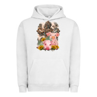 Pigment Lunar Rock Western Pigs with Crosses Urban Hoodie - LillyAllenDesigns