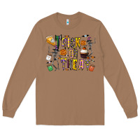 Toasted Coconut trick or treat Long Sleeve Tee - CowhideDigitalArt