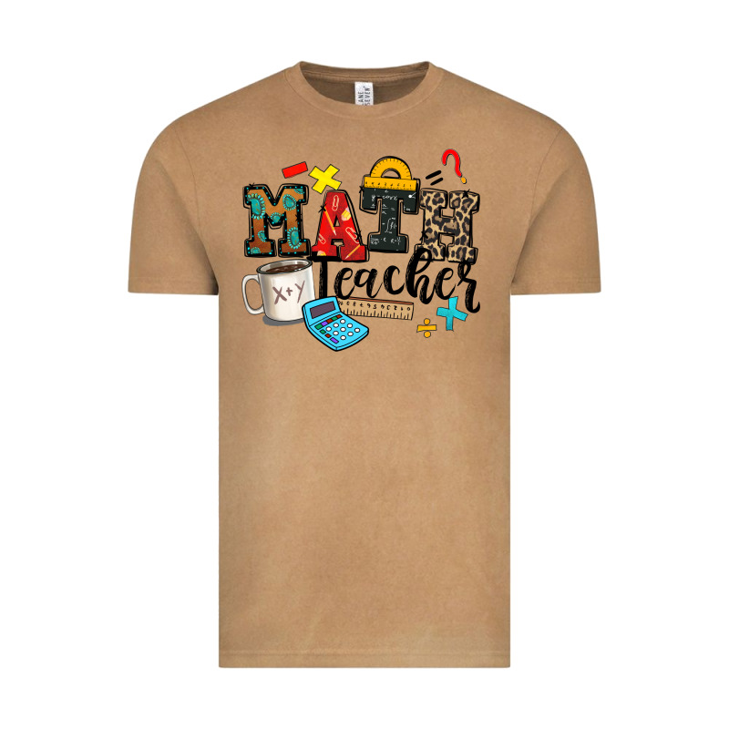 Math Teacher Vintage Tee by Zillion Design Studio | Teevron