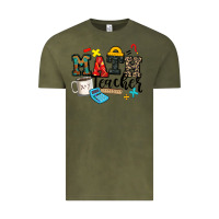 Vintage Olive math teacher Vintage Tee - Zillion Design Studio
