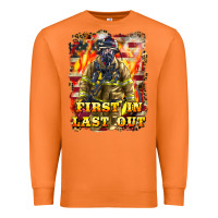 Carrot First In last Out Firefighter Premium Sweatshirt - LillyAllenDesigns
