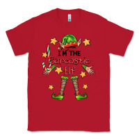 Red im the sarcastic elf Classic Tee - FaDigitalArtStudio