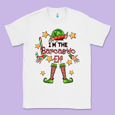 Im The Sarcastic Elf Classic Tee Designed By Fadigitalartstudio