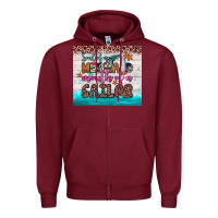 Burgundy soul of a mermaid mouth of a sailor Zipper Hoodie - JahusDesignShop