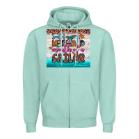 Seafoam soul of a mermaid mouth of a sailor Zipper Hoodie - JahusDesignShop