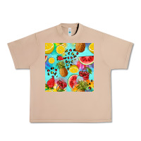 Burro fruits tie dye seamless pattern Urban Heavy Tee - Zillion Design Studio