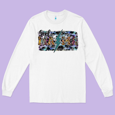 Girl Mama Long Sleeve Tee Designed By Sublimationcraftshop