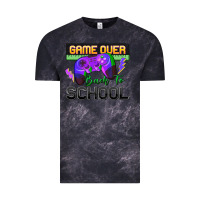 Cloud Black game over back to school Vintage Tee - Zillion Design Studio