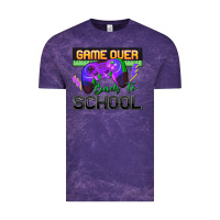 Cloud Purple game over back to school Vintage Tee - Zillion Design Studio