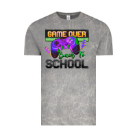 Cloud Rock game over back to school Vintage Tee - Zillion Design Studio