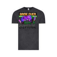 Vintage Black game over back to school Vintage Tee - Zillion Design Studio