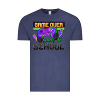 Vintage Denim game over back to school Vintage Tee - Zillion Design Studio