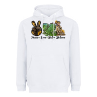 White Peace Love Baby Baboon Heavyweight Hoodie - LillyAllenDesigns
