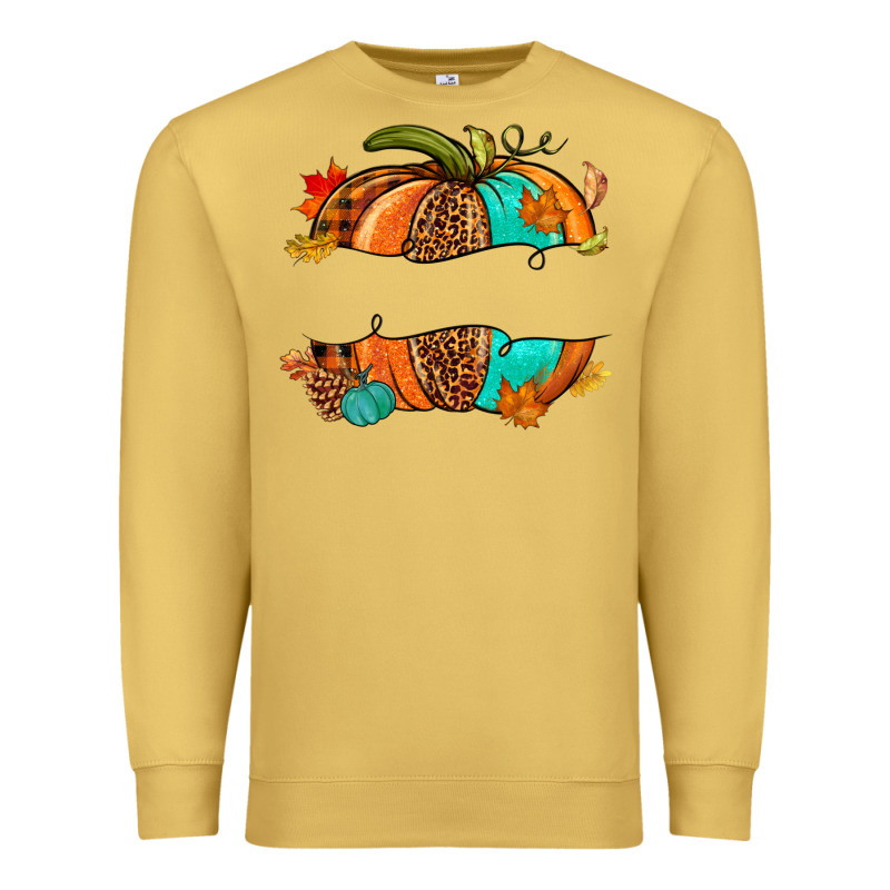 Custom Pumpkin Name Premium Sweatshirt by NancyCooperArtShop | Teevron