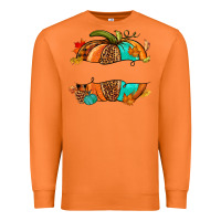 Carrot custom pumpkin name Premium Sweatshirt - NancyCooperArtShop