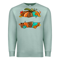 Seafoam custom pumpkin name Premium Sweatshirt - NancyCooperArtShop