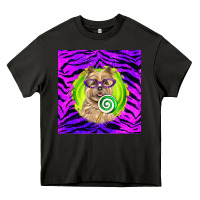 Asphalt Halloween Cairn Terrier Dog Heavy Core Tee - LillyAllenDesigns