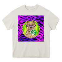 Cream Halloween Cairn Terrier Dog Heavy Core Tee - LillyAllenDesigns