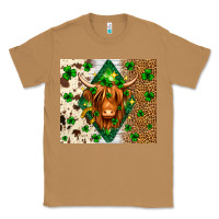 Toasted Coconut St. Patrick's Day Highland cow Classic Tee - Neo Western