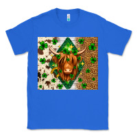 True Royal St. Patrick's Day Highland cow Classic Tee - Neo Western