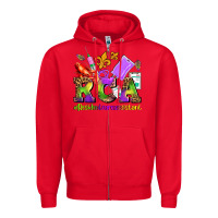 Red mardi gras rca resident care assistant Zipper Hoodie - AdoDesignShop