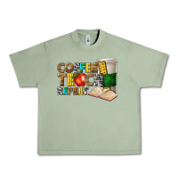 Oil Green coffee teach repeat Urban Heavy Tee - texasbilliewilder