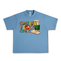 Pebble Blue coffee teach repeat Urban Heavy Tee - texasbilliewilder
