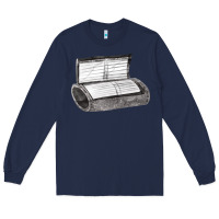 Navy wrist coach Long Sleeve Tee - FaDigitalArtStudio