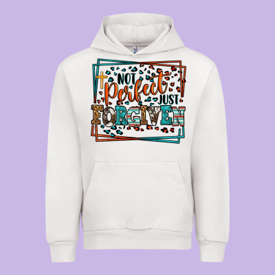 Not Perfect Just Forgiven Urban Hoodie Designed By Lillyallendesigns