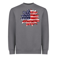 Storm american flag sunflower Heavyweight Sweatshirt - MaliasSmallBusiness