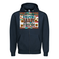 Navy smart  sassy fierce Zipper Hoodie - JahusDesignShop