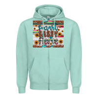 Seafoam smart  sassy fierce Zipper Hoodie - JahusDesignShop