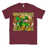 Burgundy St. Patrick's Day gnomies truck tumbler Classic Tee - Neo Western