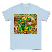 Dusty Blue St. Patrick's Day gnomies truck tumbler Classic Tee - Neo Western