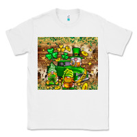 White St. Patrick's Day gnomies truck tumbler Classic Tee - Neo Western