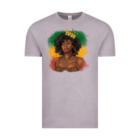 Vintage Zinc black queen with juneteenth flag Vintage Tee - texasbilliewilder