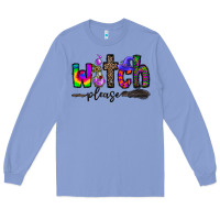 Colony Blue witch please Long Sleeve Tee - CowhideDigitalArt