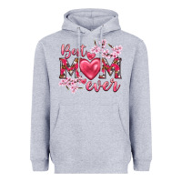 Heather Grey best mom ever Heavyweight Hoodie - NancyCooperArtShop