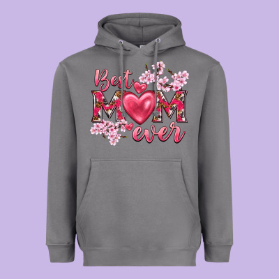 Best Mom Ever Heavyweight Hoodie Designed By Nancycooperartshop