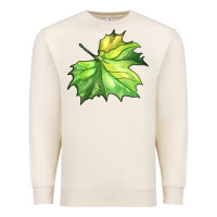 Sandshell green leaf Premium Sweatshirt - BarkalooDesign