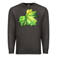 Smoke green leaf Premium Sweatshirt - BarkalooDesign