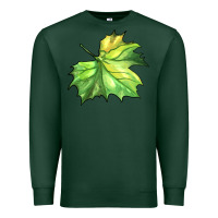 Sports Green green leaf Premium Sweatshirt - BarkalooDesign
